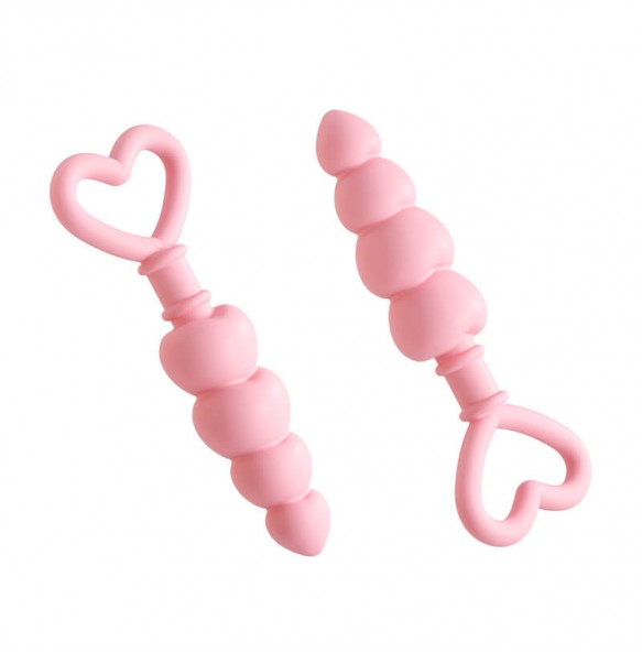 MizzZee - Heart Pull Beads Anal Plug (Advanced)